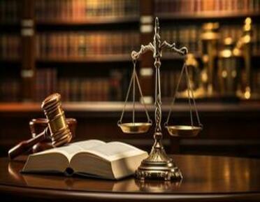 ai generated law books gavel and